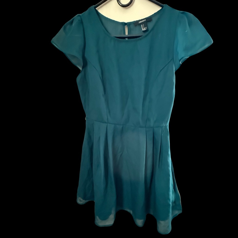 Forever 21 Teal Dress